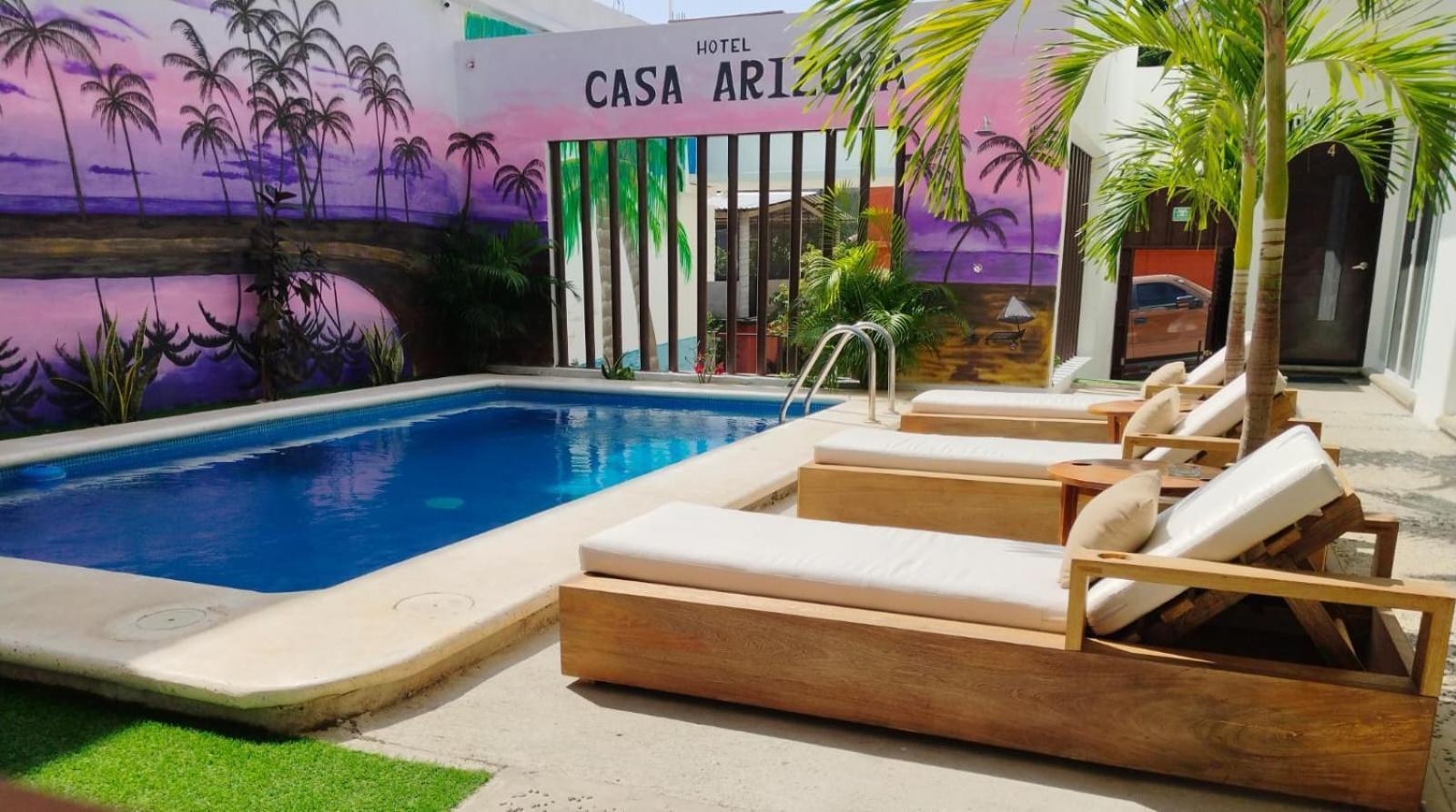 Hotel Casa Arizona Brisas de Zicatela Exterior foto